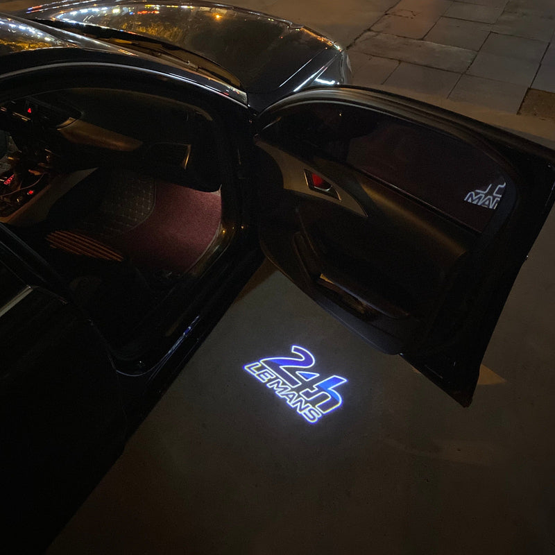 Luci per porte con logo 24 ore LE MANS Nr.19G2 (quantità 1 = 2 pellicole con logo /2 luci per porte）Corse automobilistiche e cultura 