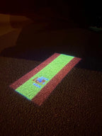 Spain Reino de España  National Flag  logo door lights (quantity 1 = 1 sets / 2 logo film /  Can replace of lights  other logos )
