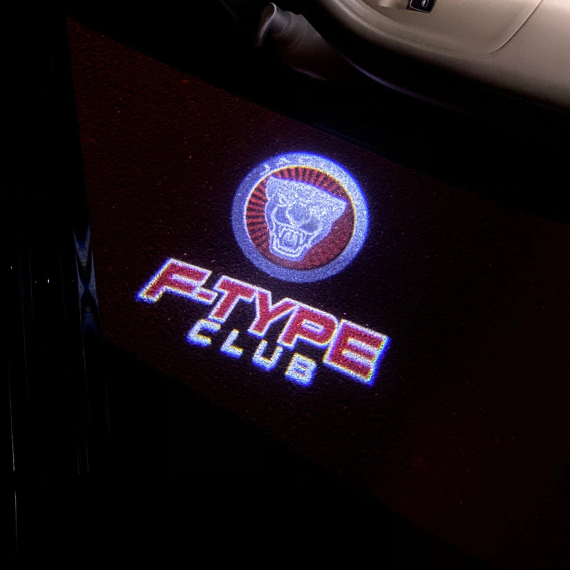 JAGUAR F-TYPE LOGO PROJECROTR LIGHTS Nr.135 (Menge 1 = 1 Satz/2 Türleuchten)