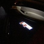 Volkswagen Door lights R LINE Logo  Nr. 35 ( quantity 1 = 2 Logo Film / 2 door lights)