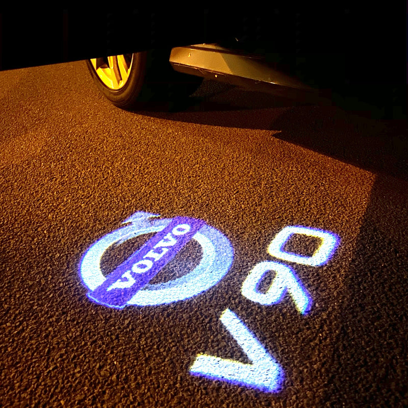 Volvo V 90 LOGO PROJECROTR LIGHTS Nr.47 (Menge 1 = 2 Logofolie / 2 Türleuchten) 