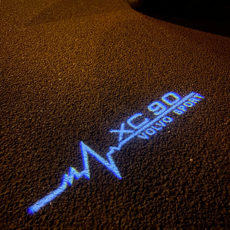 Volvo XC 90 LOGO PROJECROTR LIGHTS Nr.46 (Menge 1 = 2 Logofolie / 2 Türleuchten) 