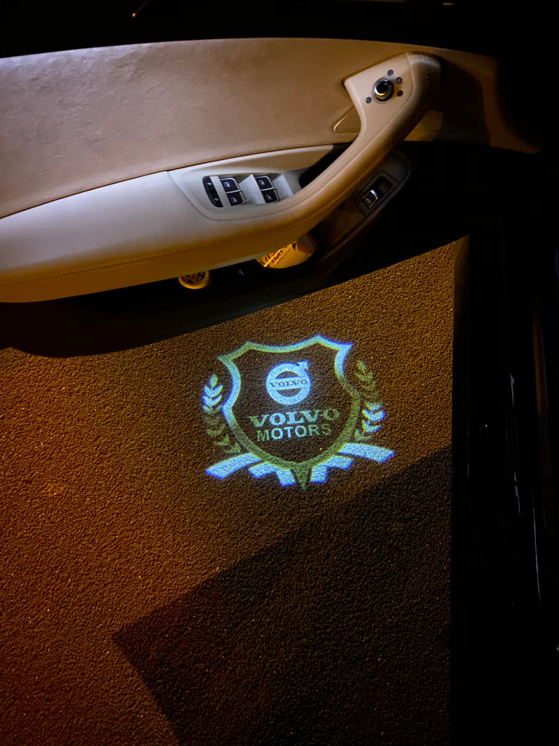 Volvo Original logo PROJECROTR LIGHTS Nr.99 (quantity  1 =  2 Logo Film /  2 door lights)