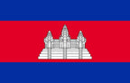 Cambodia  National Flag  logo door lights (quantity 1 = 1 sets / 2 logo film /  Can replace of lights  other logos )