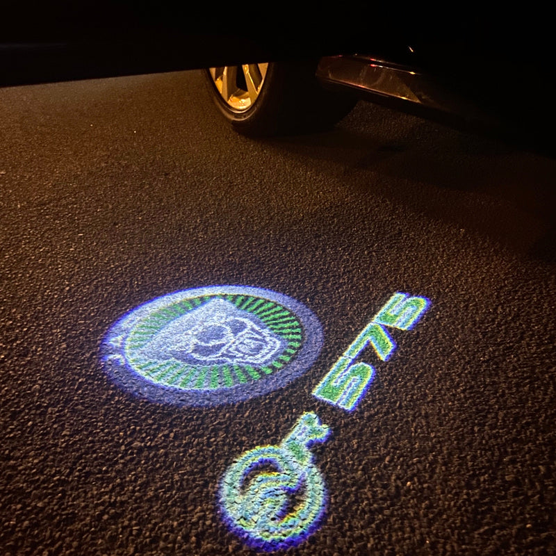 JAGUAR 575 LOGO PROJECROTR LIGHTS Nr.117 (Menge 1 = 1 Satz/2 Türleuchten)