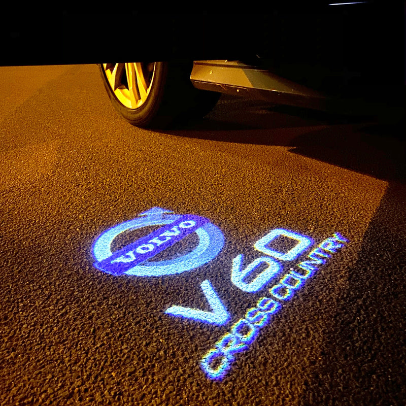 Volvo V60 LOGO PROJECROTR LIGHTS Nr.08 (Menge 1 = 2 Logofolie / 2 Türleuchten) 