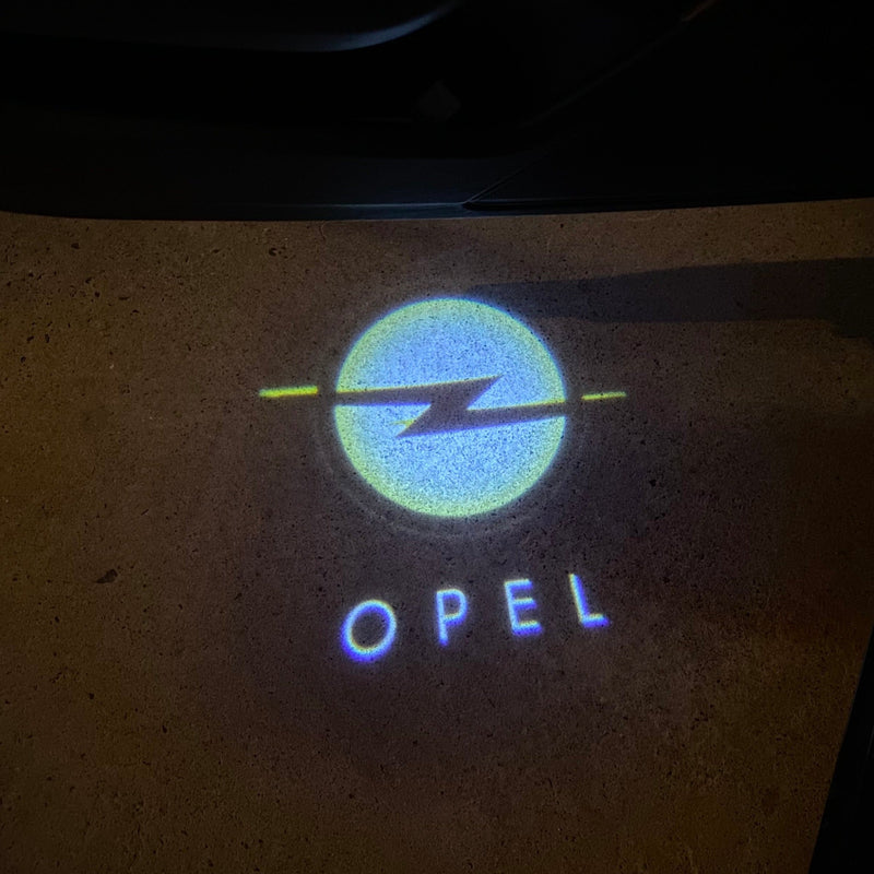 Opel Original LOGO PROJECROTR LIGHTS Nr.1404 (Menge 1 = 1 Satz/2 Türleuchten)