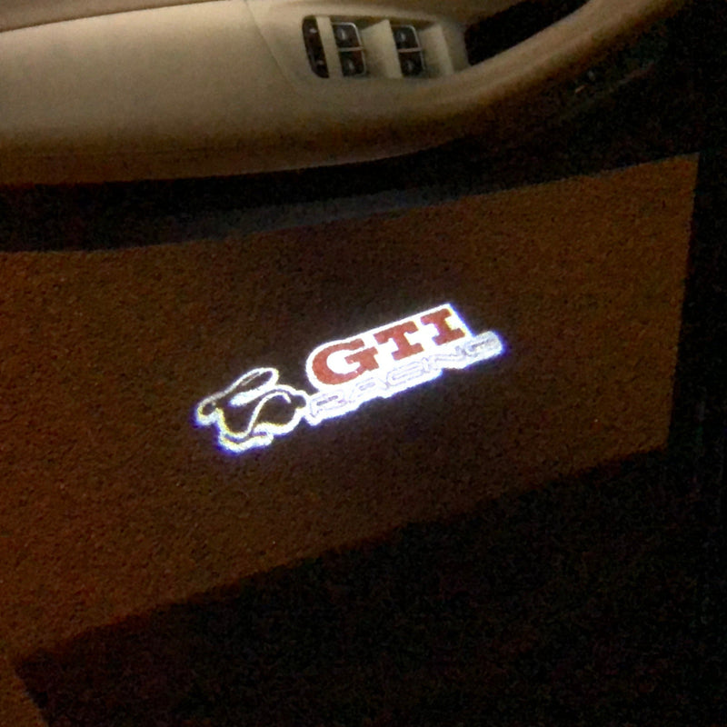 Volkswagen Türleuchten GTI Logo Nr. 28 (Menge 1 = 2 Logofolien /2 Türlichter） 