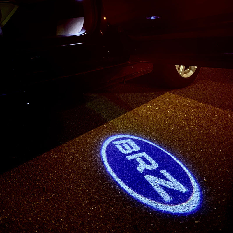 BRZ LOGO PROJECROTR LIGHTS Nr.03 (quantità 1 = 1 set/2 luci porta) 