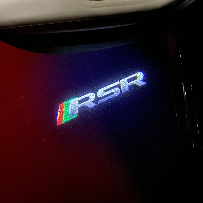 JAGUAR RSR LOGO PROJECROTR LIGHTS Nr.78 (quantità 1 = 1 set/2 luci porta)