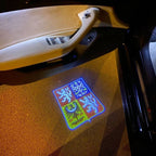 Czech Republic  Česká republika    National Flag  logo door lights (quantity 1 = 1 sets / 2 logo film /  Can replace of lights  other logos )