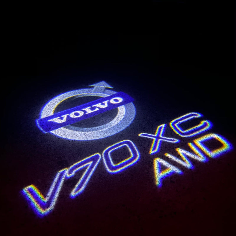 Volvo V 70 LOGO PROJECROTR LIGHTS Nr.06 (Menge 1 = 2 Logofolie / 2 Türleuchten) 