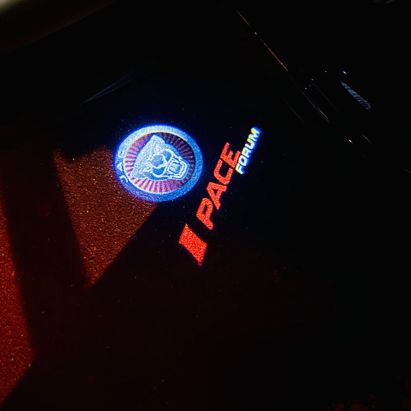 JAGUAR I PACE LOGO PROJECROTR LIGHTS Nr.122 (Menge 1 = 1 Satz/2 Türleuchten)