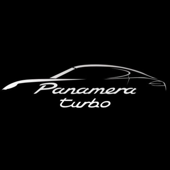 PORSCHE Panamera LOGO PROJECTOT LIGHTS Nr.84 (quantity  1 =  2 Logo Film /  2 door lights)