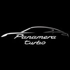 PORSCHE Panamera LOGO PROJECTOT LIGHTS Nr.84 (quantity  1 =  2 Logo Film /  2 door lights)