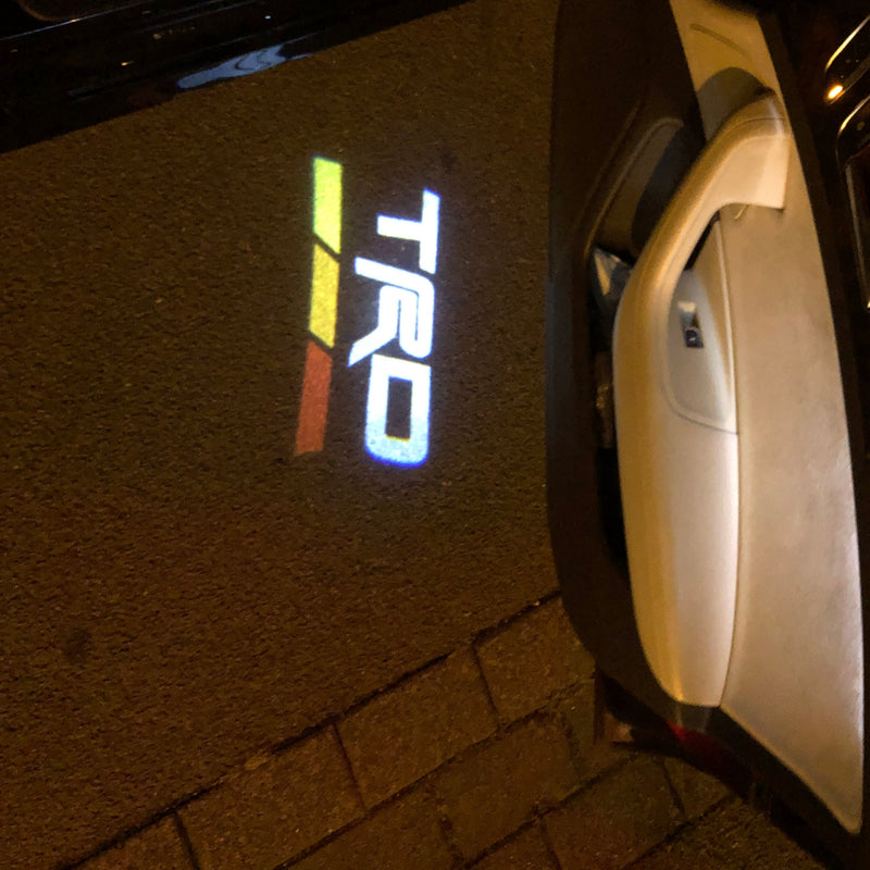 TRD  LOGO PROJECTOT LIGHTS Nr.16  (quantity 1 = 2 Logo Films /2 door lights）