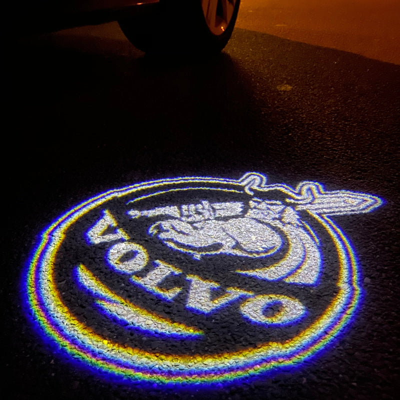 Volvo Original LOGO PROJECROTR LIGHTS Nr.62 (quantità 1 = 2 pellicole logo / 2 luci porta) 