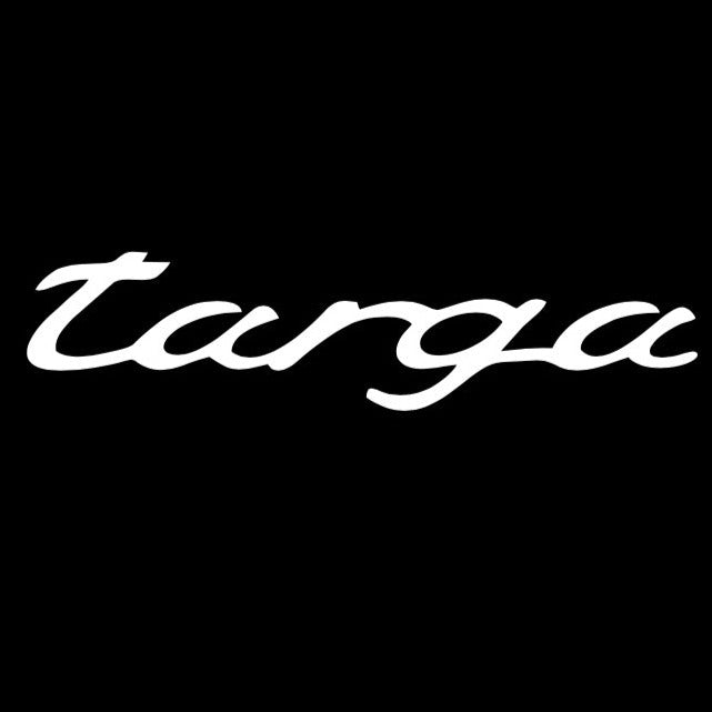 PORSCHE TARGA LOGO PROJECTOT LIGHTS Nr.68 (Menge 1 = 2 Logofolie / 2 Türleuchten) 