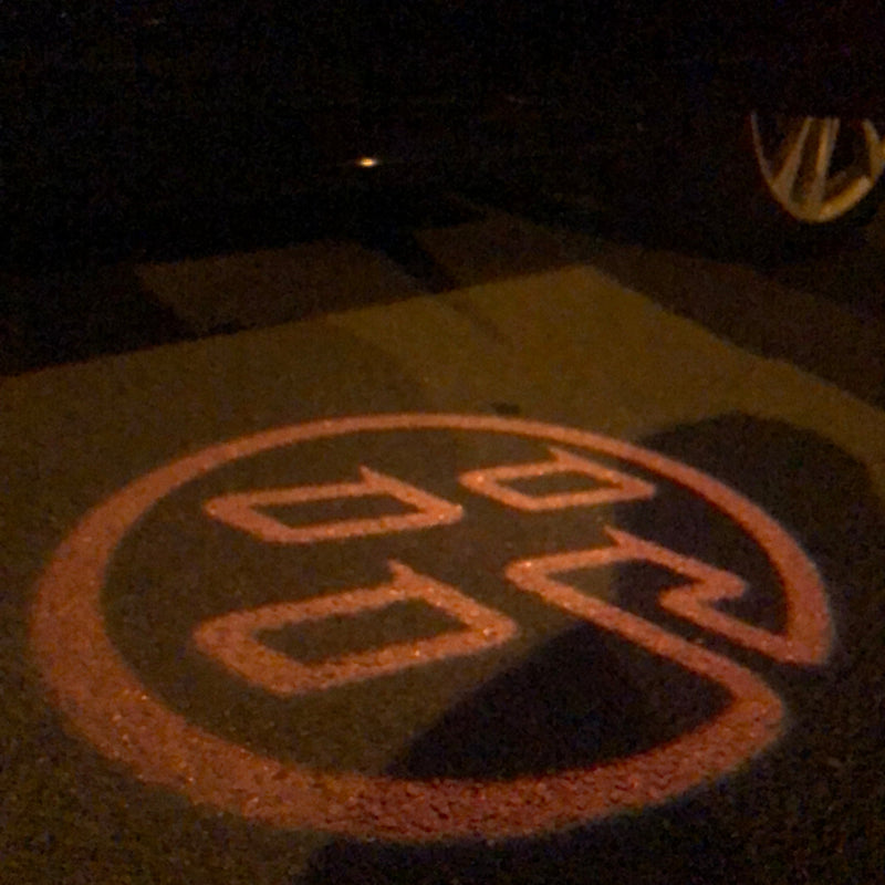 GT 86 LOGO PROJECTOT LIGHTS Nr.04 (Menge 1 = 2 Logofolien /2 Türleuchten）