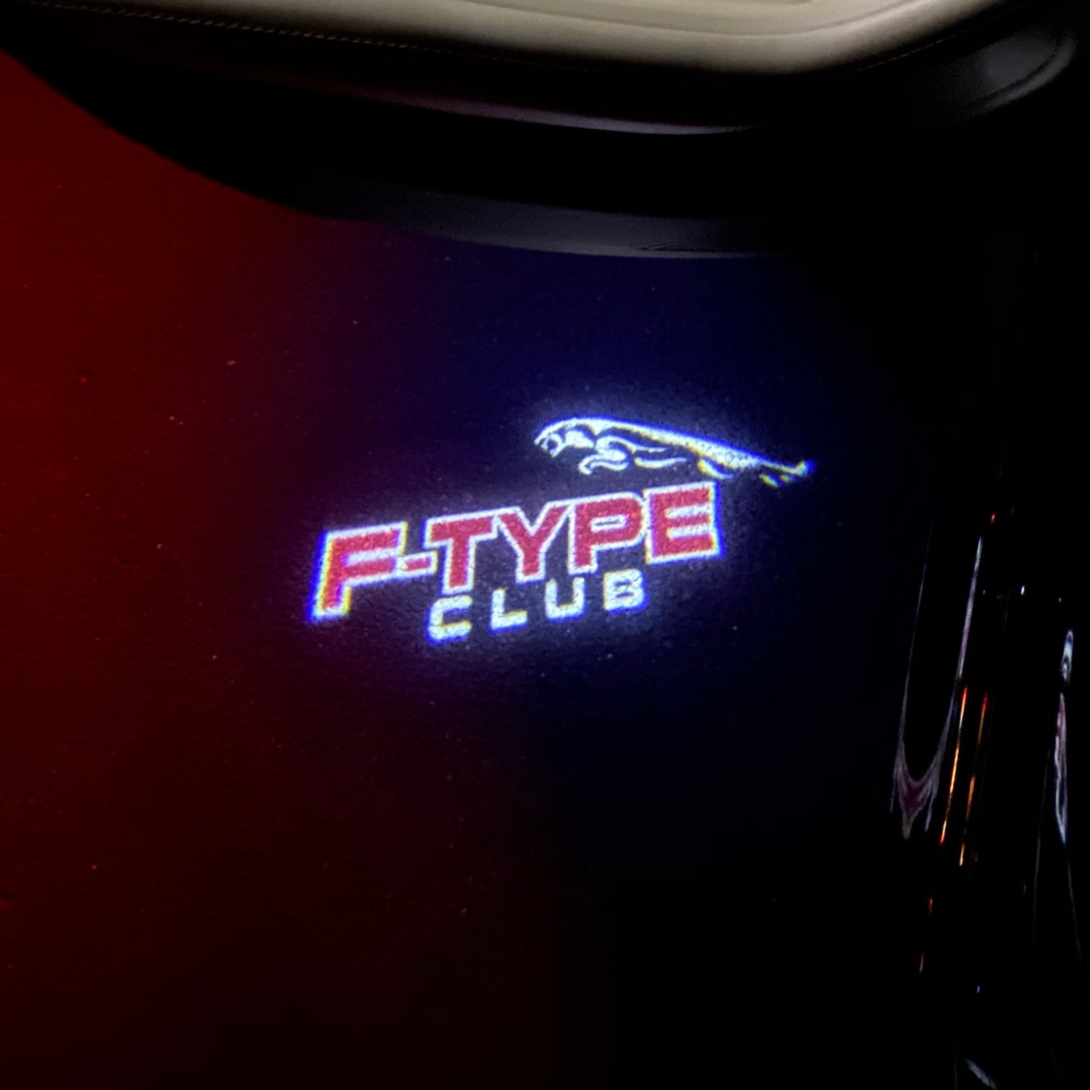 JAGUAR  F TYPE LOGO PROJECROTR LIGHTS Nr.137  (quantity 1 = 1 sets/2 door lights