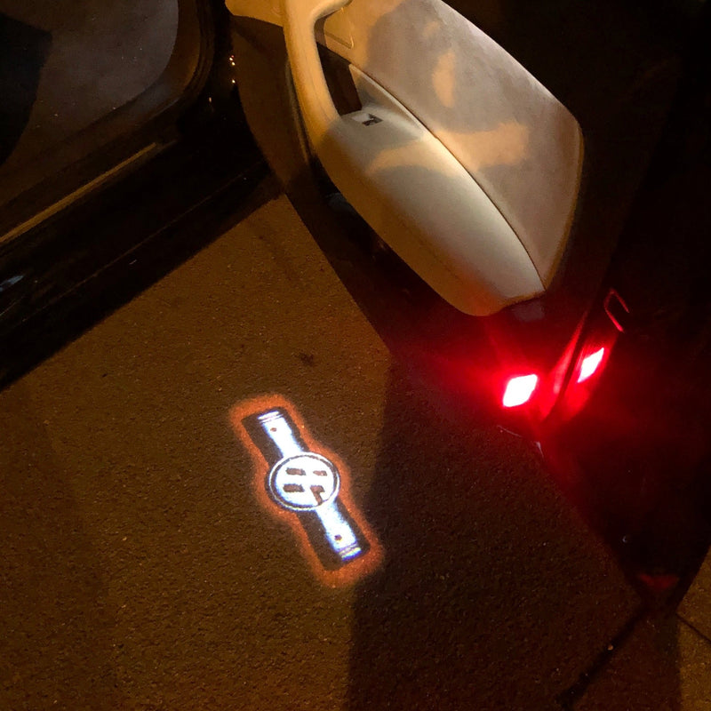 GT 86 LOGO PROJECTOT LIGHTS Nr.09 (quantità 1 = 2 pellicole logo /2 luci porta）