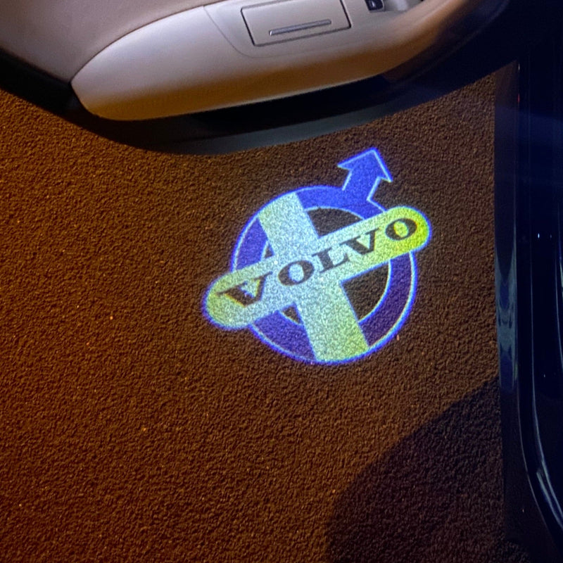 Volvo Original LOGO PROJECROTR LIGHTS Nr.36 (Menge 1 = 2 Logofolie / 2 Türleuchten) 