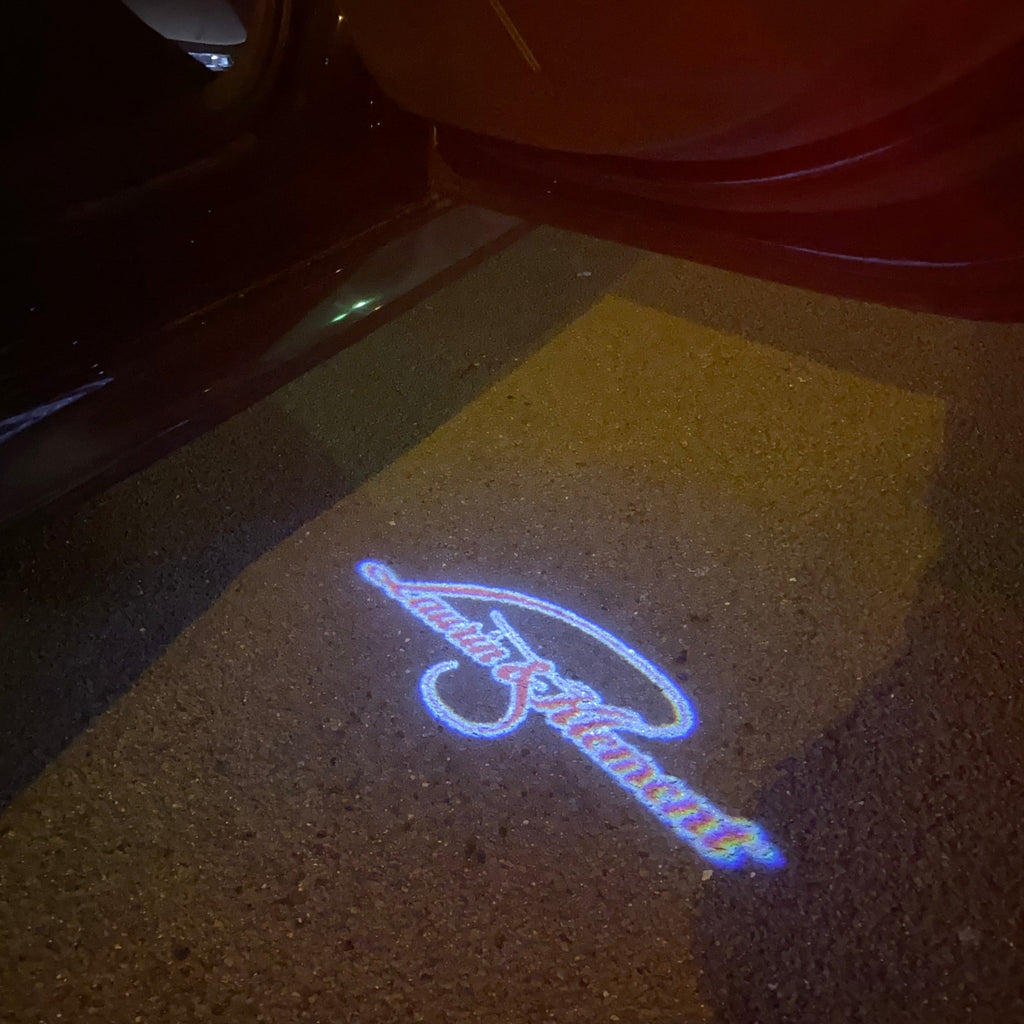 SKODA Laurin&klement  LOGO PROJECTOT LIGHTS Nr.19  (quantity 1 = 2 Logo Films /2 door lights）