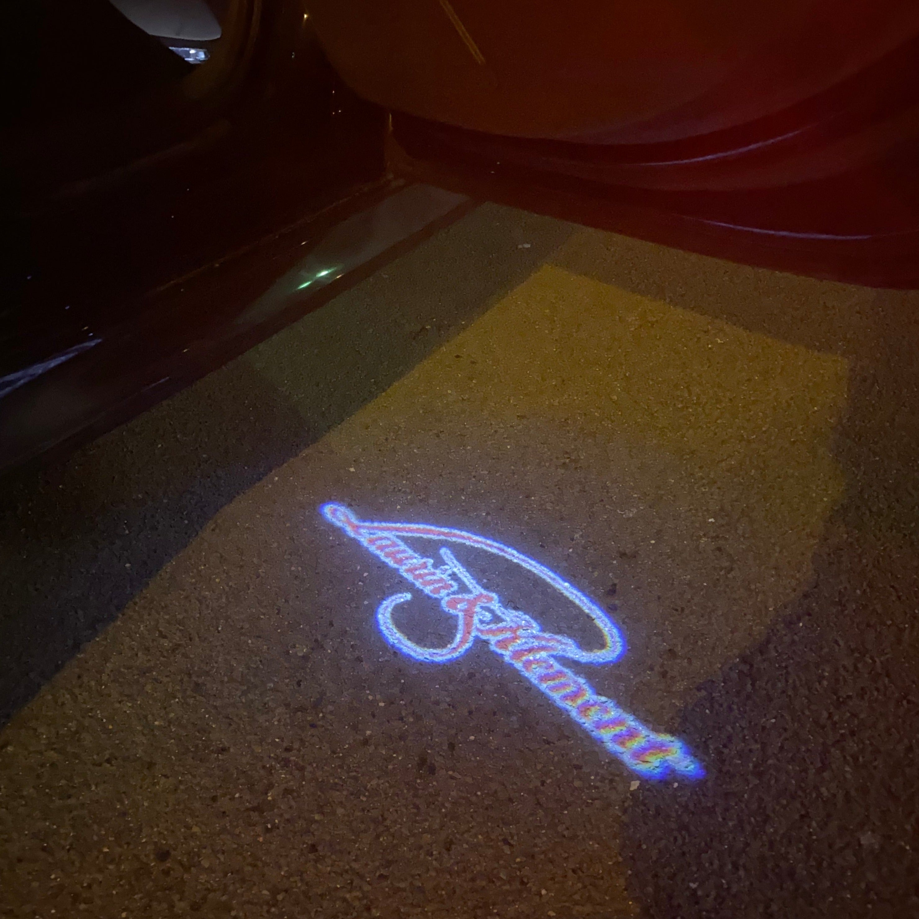 SKODA Laurin&klement  LOGO PROJECTOT LIGHTS Nr.19  (quantity 1 = 2 Logo Films /2 door lights）