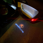 SKODA SPORT LINE LOGO PROJECTOT LIGHTS Nr.05 (quantity  1 =  2 Logo Film /  2 door lights)