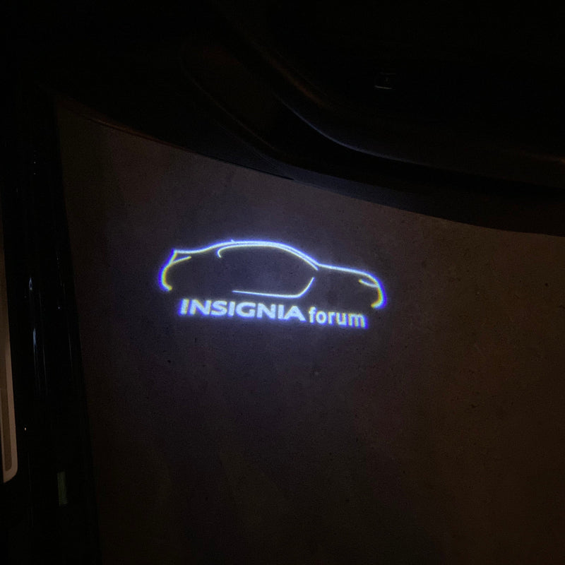 Opel Insignia Original LOGO PROJECROTR LIGHTS Nr.1416 (Menge 1 = 1 Satz/2 Türleuchten)