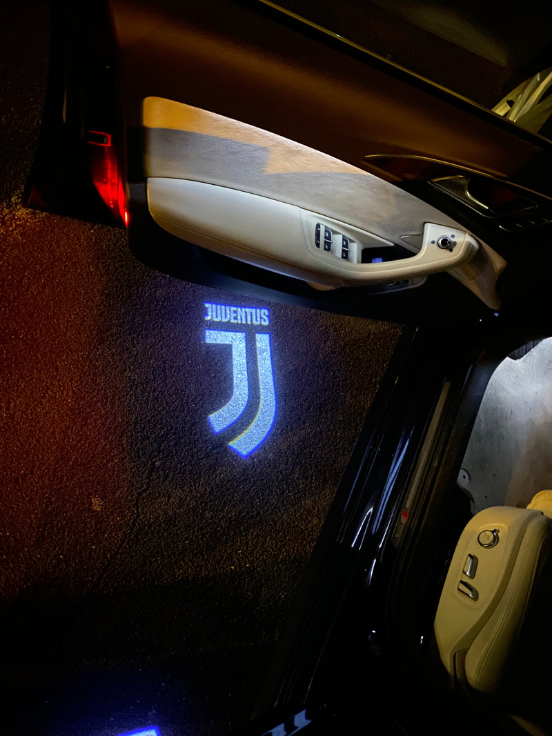 Football CLUB JUVENTUS Logo Nr.2544  (quantity 1 = 2 Logo Films /2 door lights）