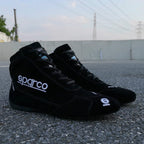 Sparco Italy slalom racing Shoes  Black Color Men