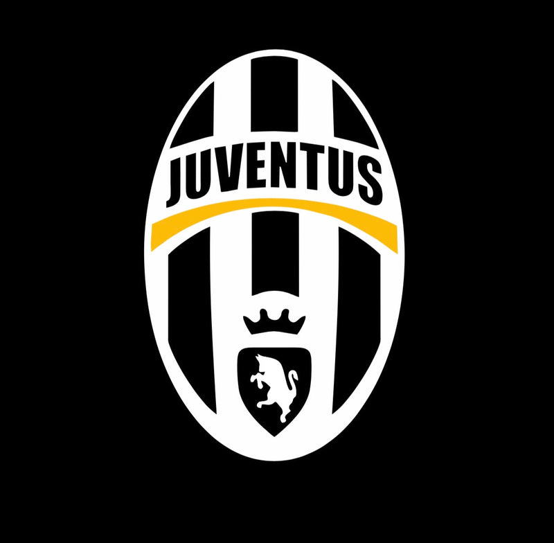 Football CLUB JUVENTUS Logo Nr.258  (quantity 1 = 2 Logo Films /2 door lights）