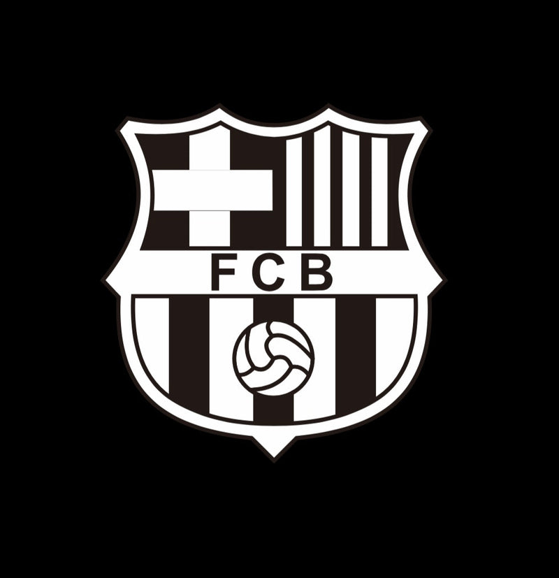 Football CLUB  FC Barcelona Logo Nr.258  (quantity 1 = 2 Logo Films /2 door lights）