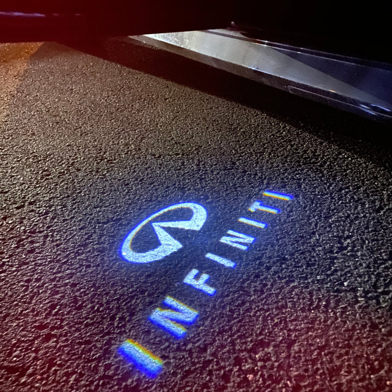 INFINITI Original LOGO PROJECROTR LIGHTS Nr.01 (quantity 1 = 1 sets/2 door lights)