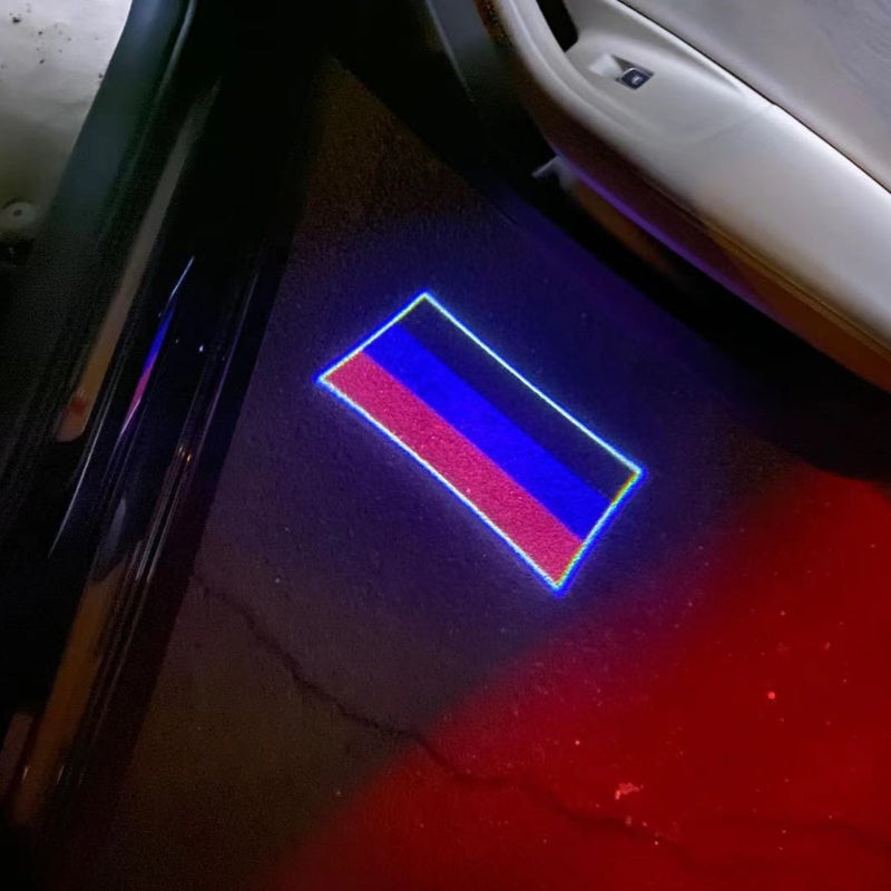 Donetskaya narodnaya respublika Донецкая народная республика  National Flag  logo door lights (quantity 1 = 1 sets / 2 logo film /  Can replace of lights  other logos )