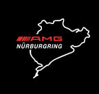 MERCEDES BENZ AMG NÜRBURGRING LOGO PROJECTOT LIGHTS Nr.01 (quantity 1 = 1 sets/2 door lights)