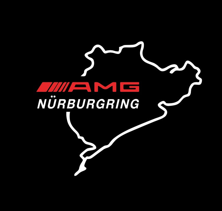 MERCEDES BENZ AMG NÜRBURGRING LOGO PROJECTOT LIGHTS Nr.01 (quantity 1 = 1 sets/2 door lights)