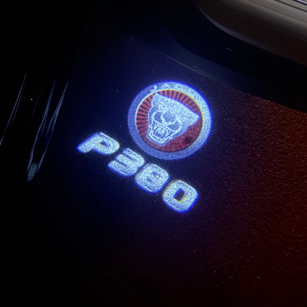 JAGUAR P 300 LOGO PROJECROTR LIGHTS Nr.94  (quantity 1 = 1 sets/2 door lights)
