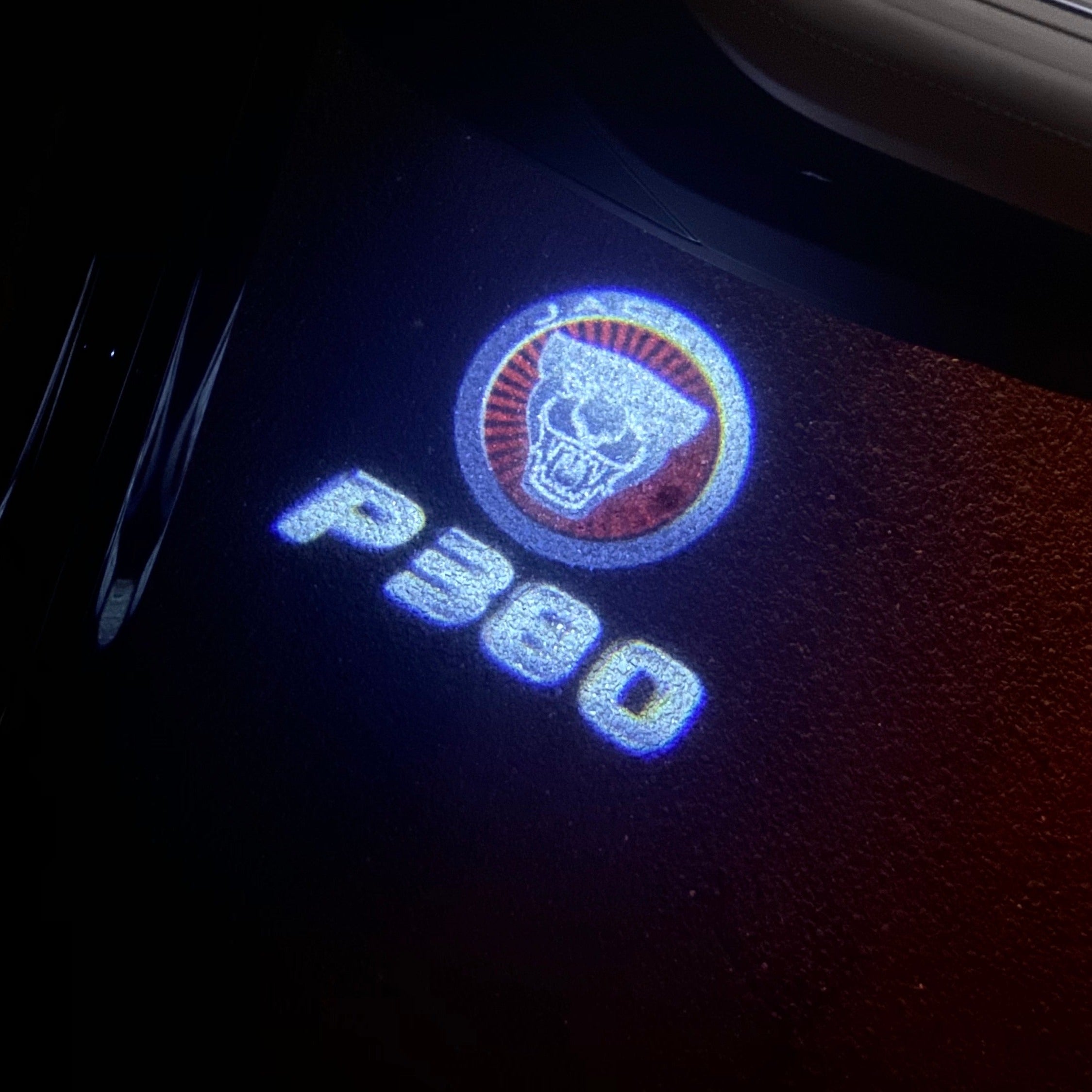 JAGUAR P 300 LOGO PROJECROTR LIGHTS Nr.94  (quantity 1 = 1 sets/2 door lights)