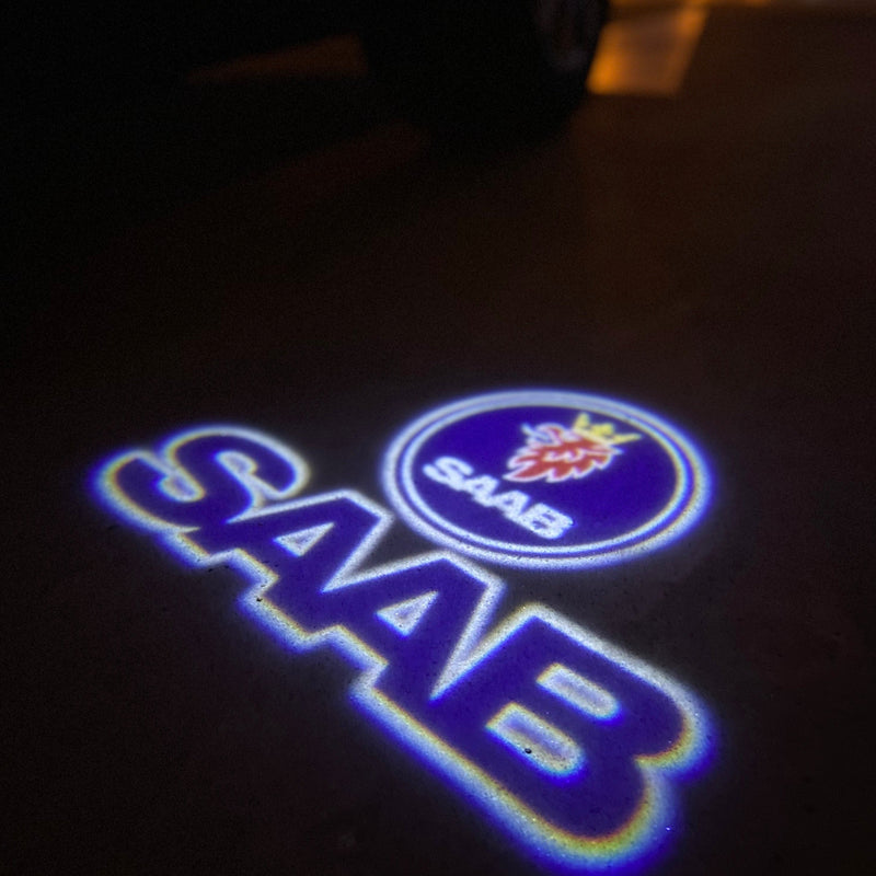 SAAB  Original LOGO PROJECROTR LIGHTS Nr.2519  (quantity 1 = 1 sets/2 door lights)