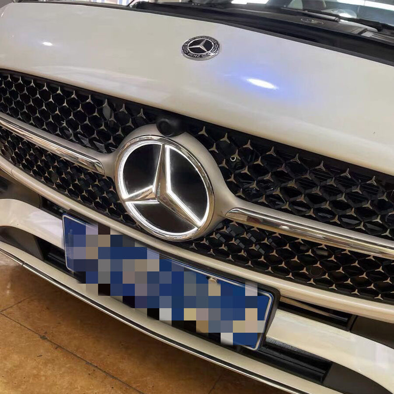 MERCEDES BENZ Frontgrill Logo LED mit dznamic Blinker 02 