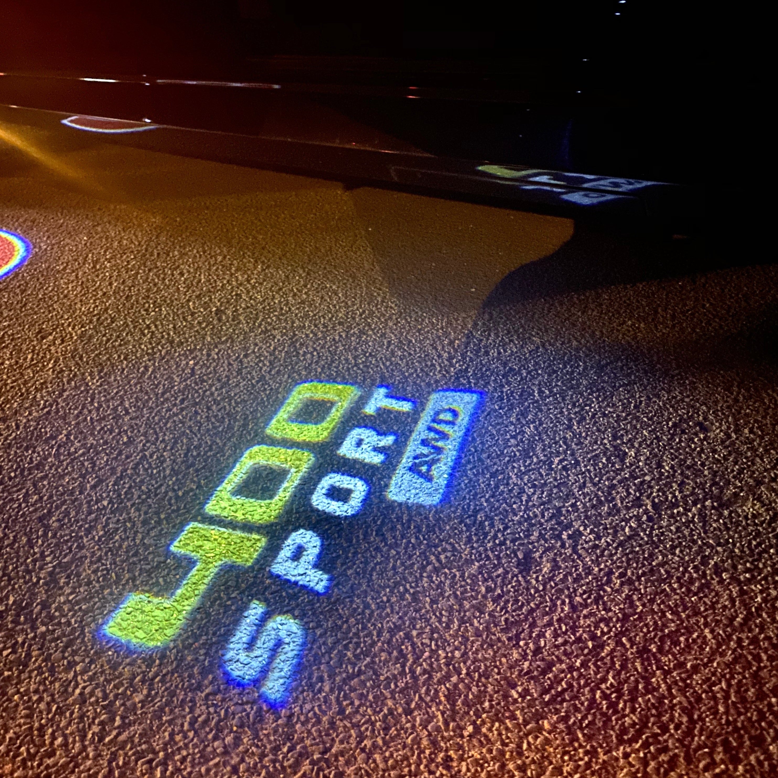 JAGUAR 400 SPORT LOGO PROJECROTR LIGHTS Nr.51 (quantity 1 = 1 sets/2 door lights）