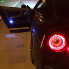 NISSAN GTR R35 PROJECTOT LIGHTS Nr.01 (quantity 1 = 2 Logo Films /2 door lights）