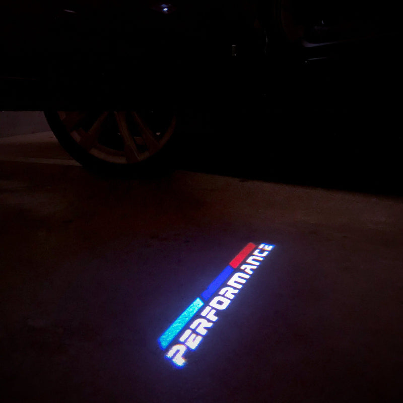 BMW M PERFORMACE  LOGO PROJECTOT LIGHTS Nr.12 (quantity 1 = 1 sets/2 door lights)