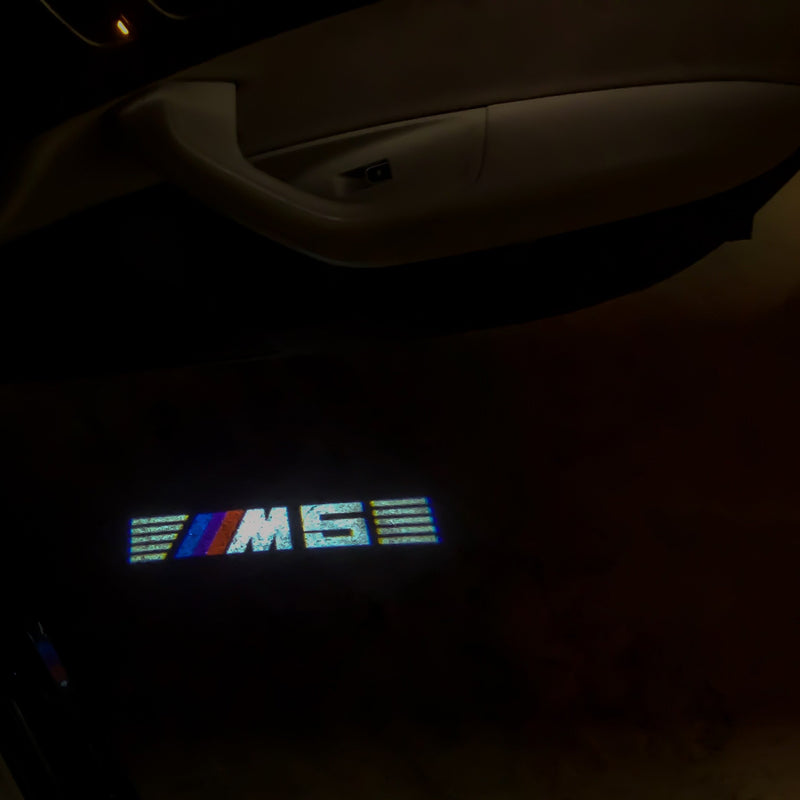 BMW M5 LOGO PROJECTOT LIGHTS Nr.23 (Menge 1 = 1 Satz/2 Türleuchten) 