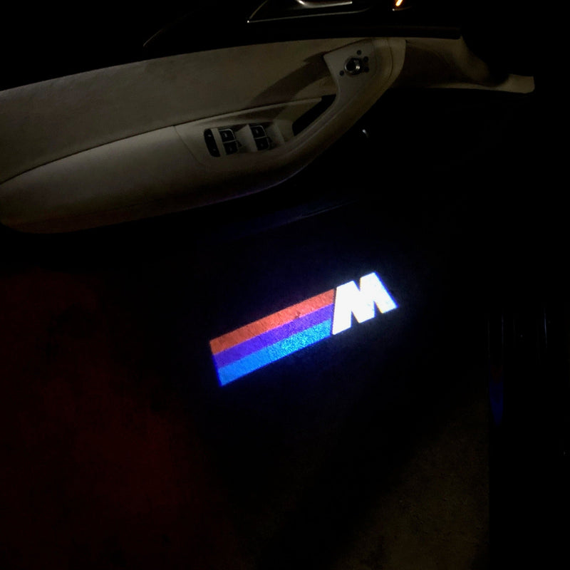 BMW M LOGO PROJECTOT LIGHTS Nr.13 (quantity 1 = 1 sets/2 door lights)