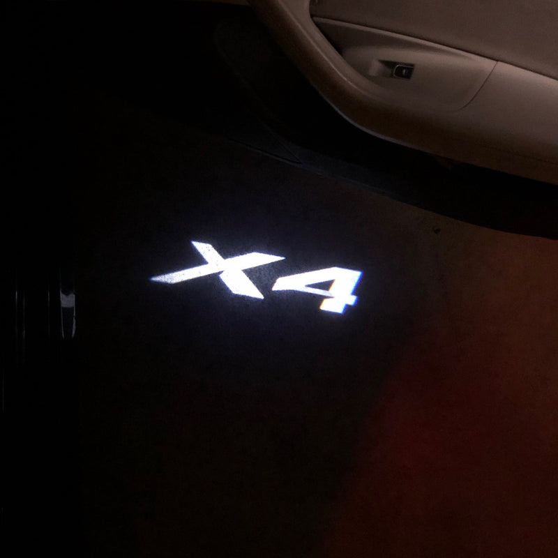 BMW X4 LOGO PROJECTOT LIGHTS Nr.26 (Menge 1 = 1 Satz/2 Türleuchten) 