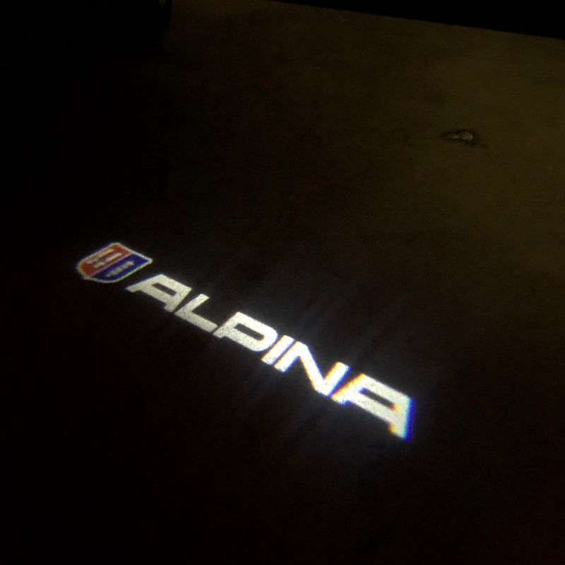 ALPINA LOGO PROJECTOT LIGHTS Nr.06 (Menge 1 = 1 Satz/2 Türleuchten)