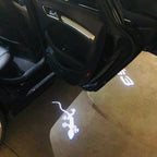 AUDI QUATTRO GECKO LOGO PROJECTOT LIGHTS Nr.67  (quantity 1 = 2 Logo Films /2 door lights）